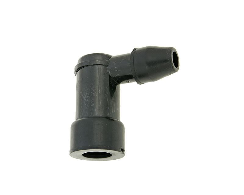 Spark Plug Cap Universal 90° short version black