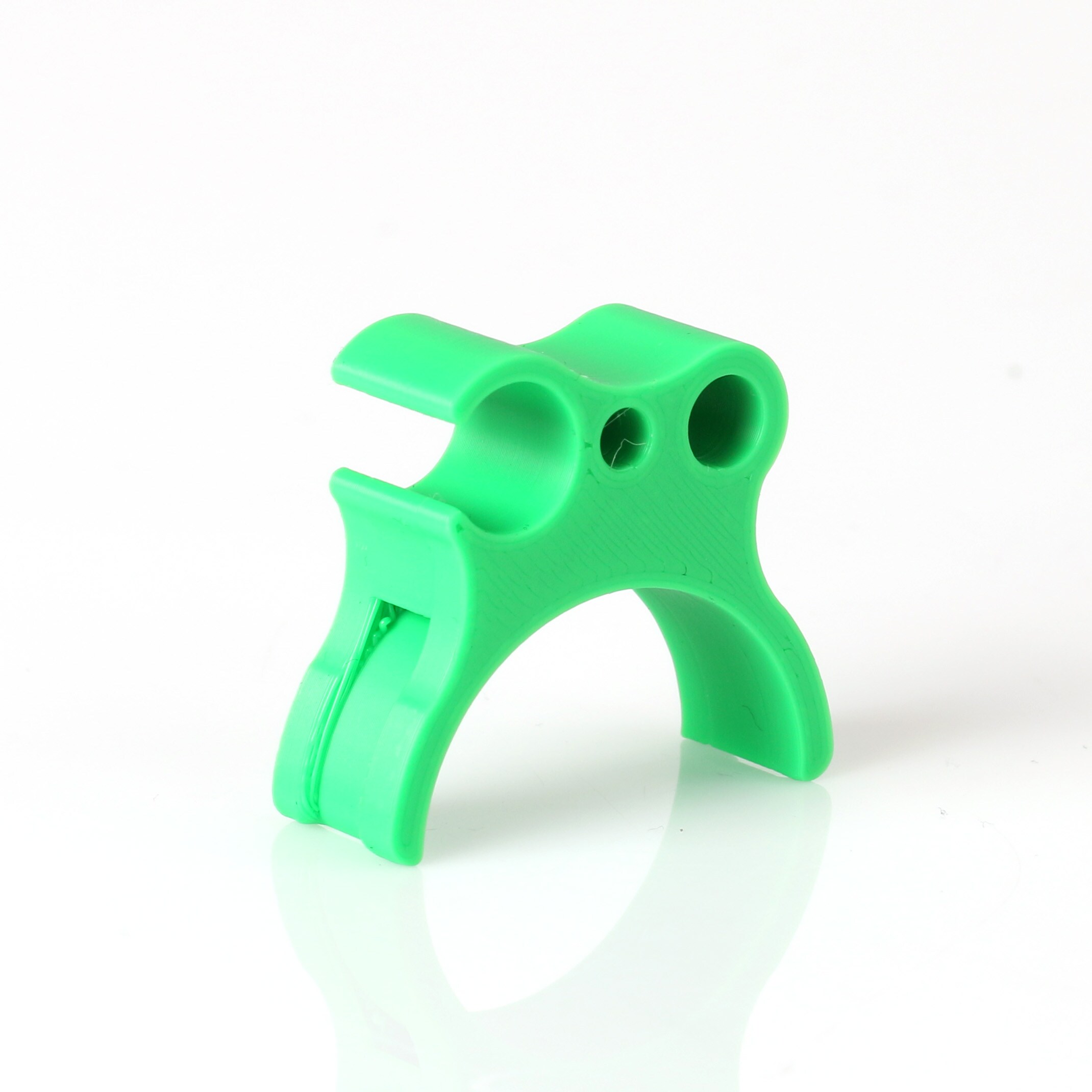 Fuel Line and Throttle Cable Support green
