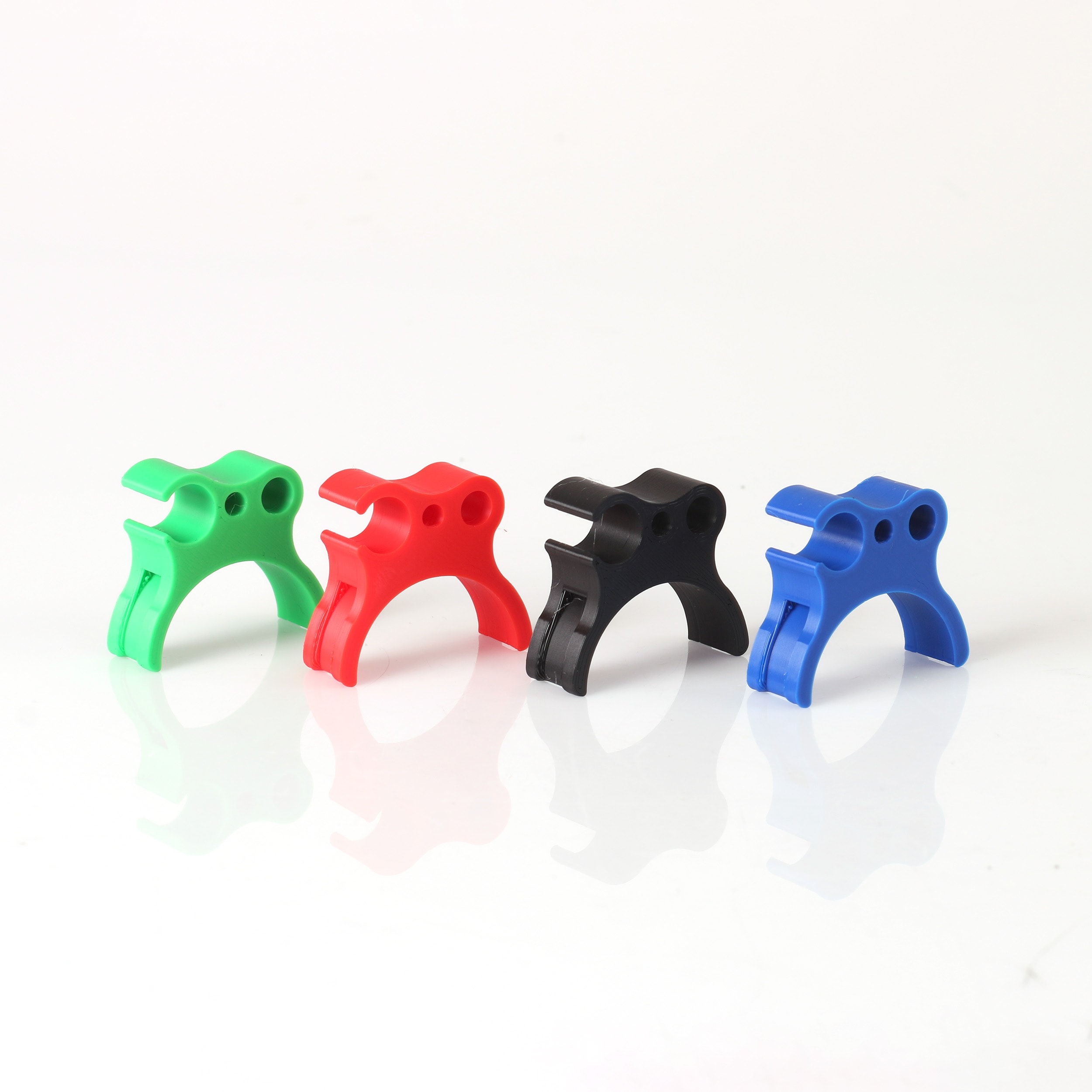 Holder for fuel hose and throttle cable red
