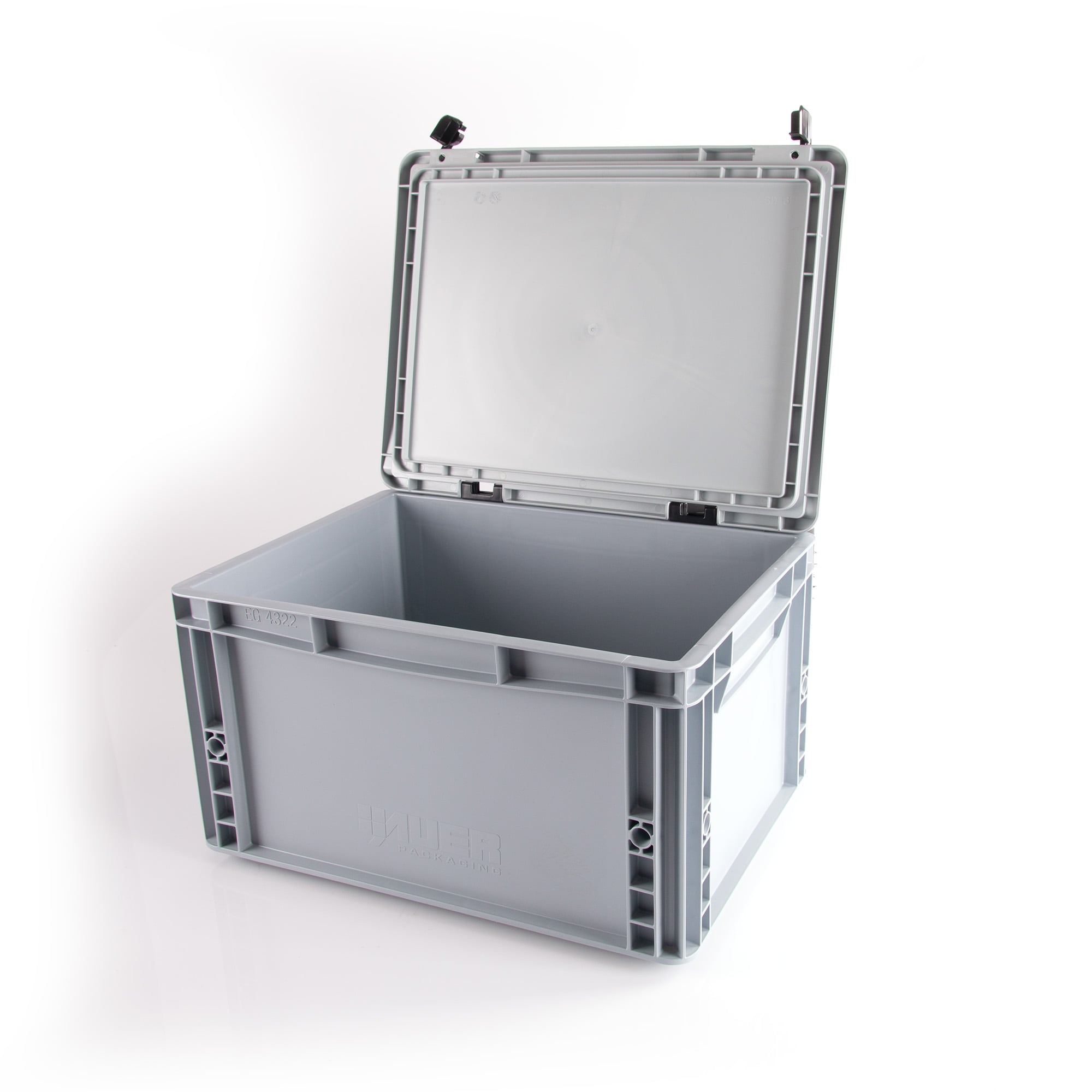 Stackable box with lid 37x27x19.7cm