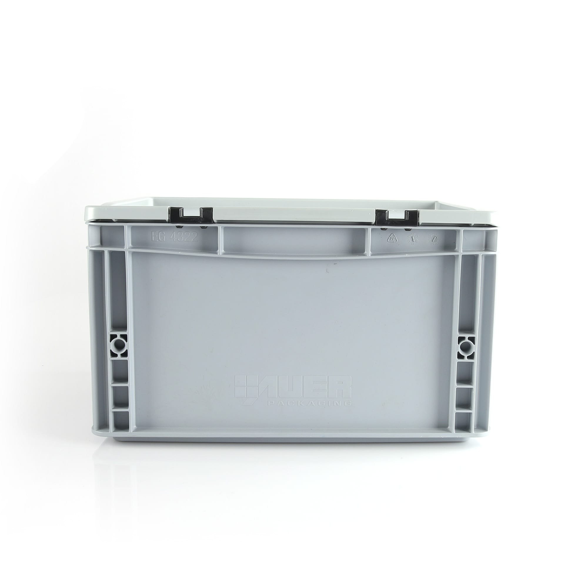 Stackable box with lid 37x27x19.7cm