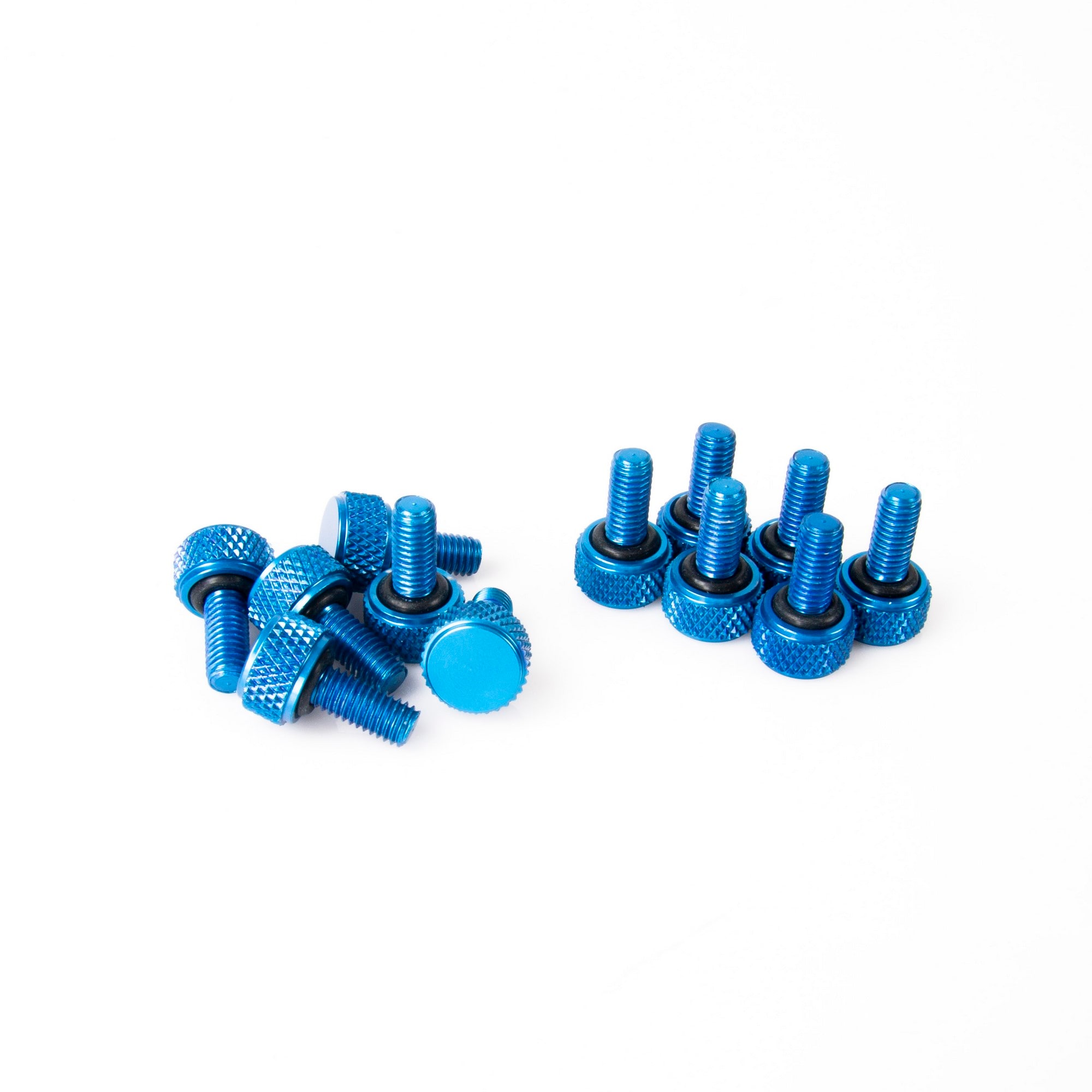 Screw for tyre lock Aluminium Blue 12 pcs