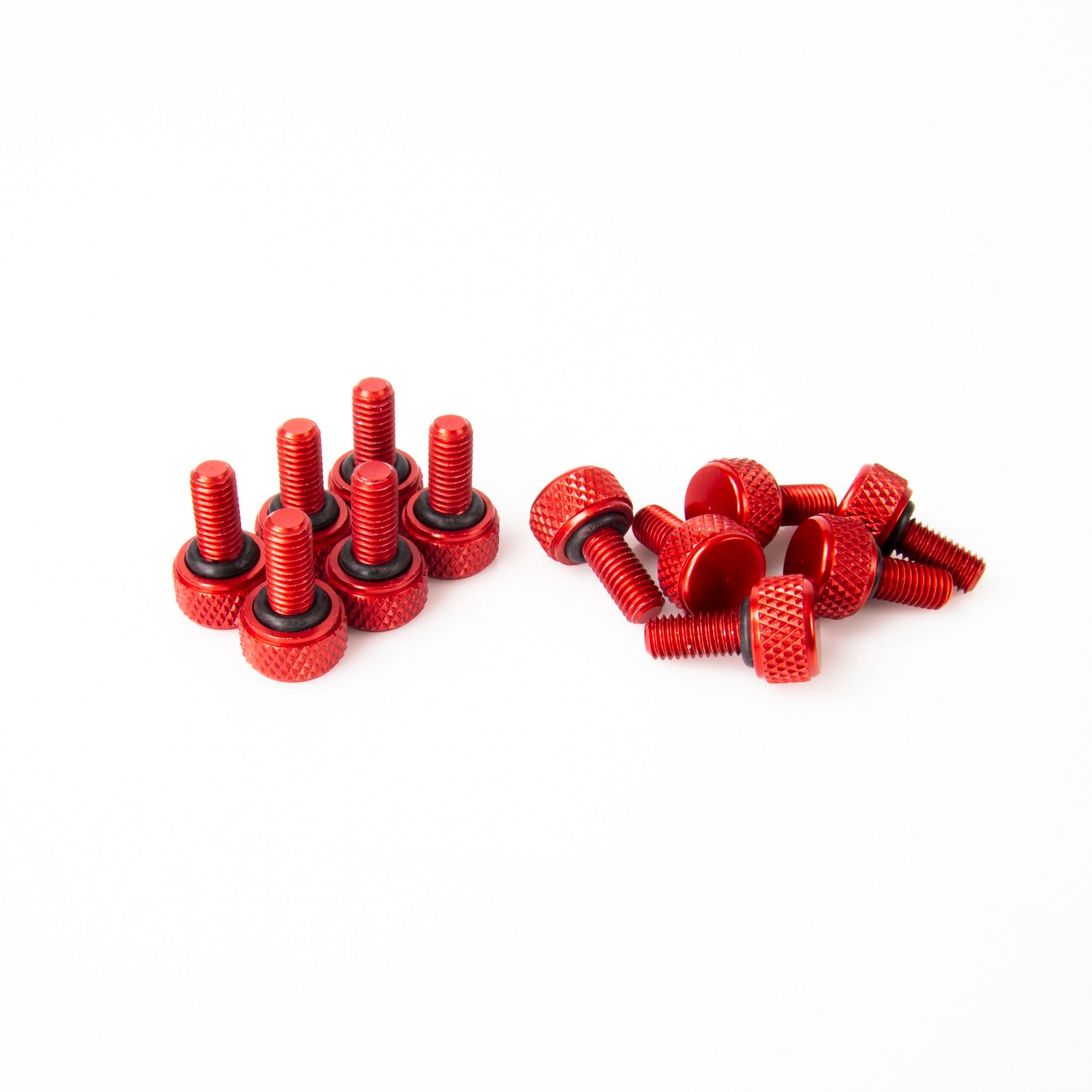 Screw for tyre lock Aluminium Red 12 pcs