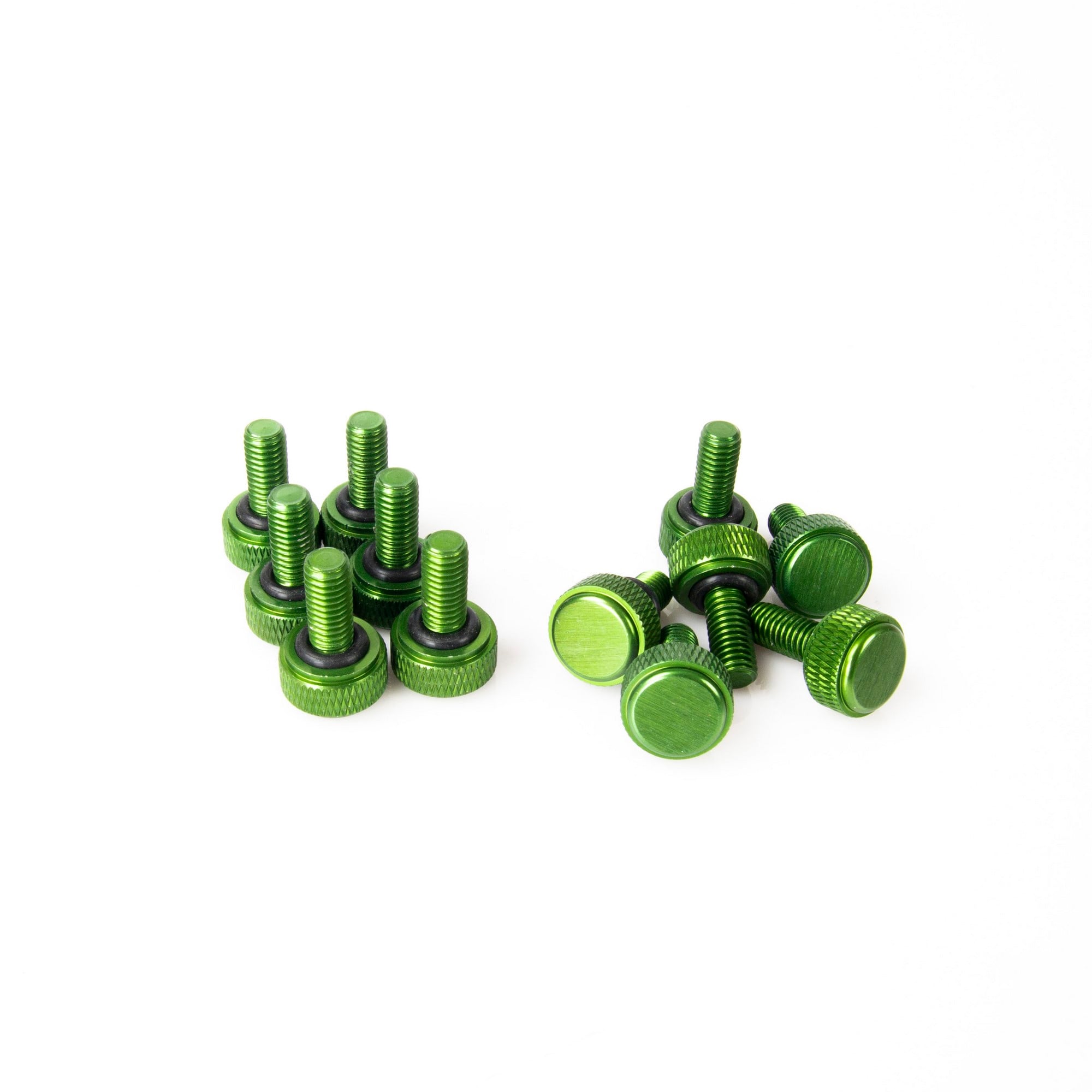 Screw for tyre lock Aluminium Green 12 pcs