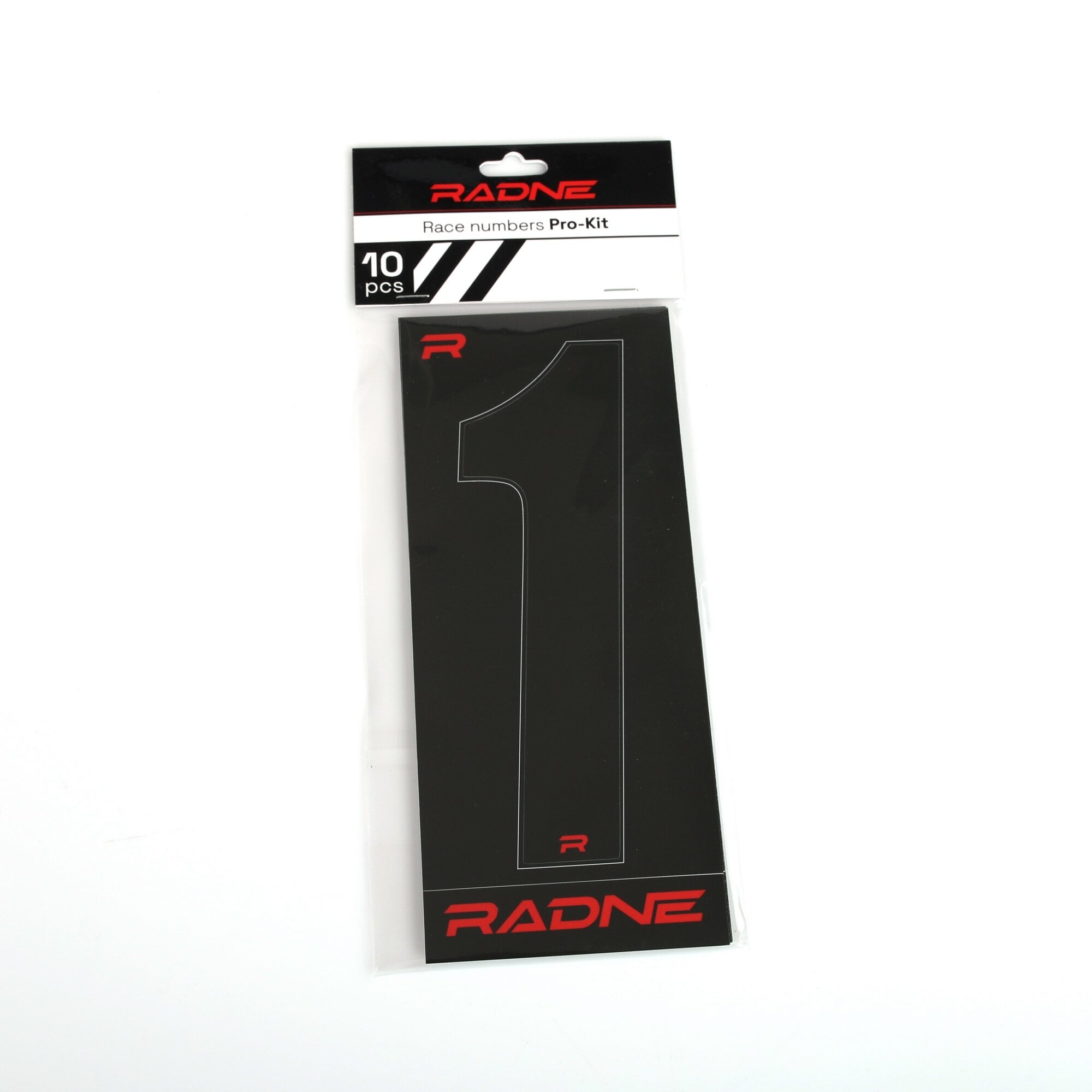 Racing Numbers Karting Black 10 pack