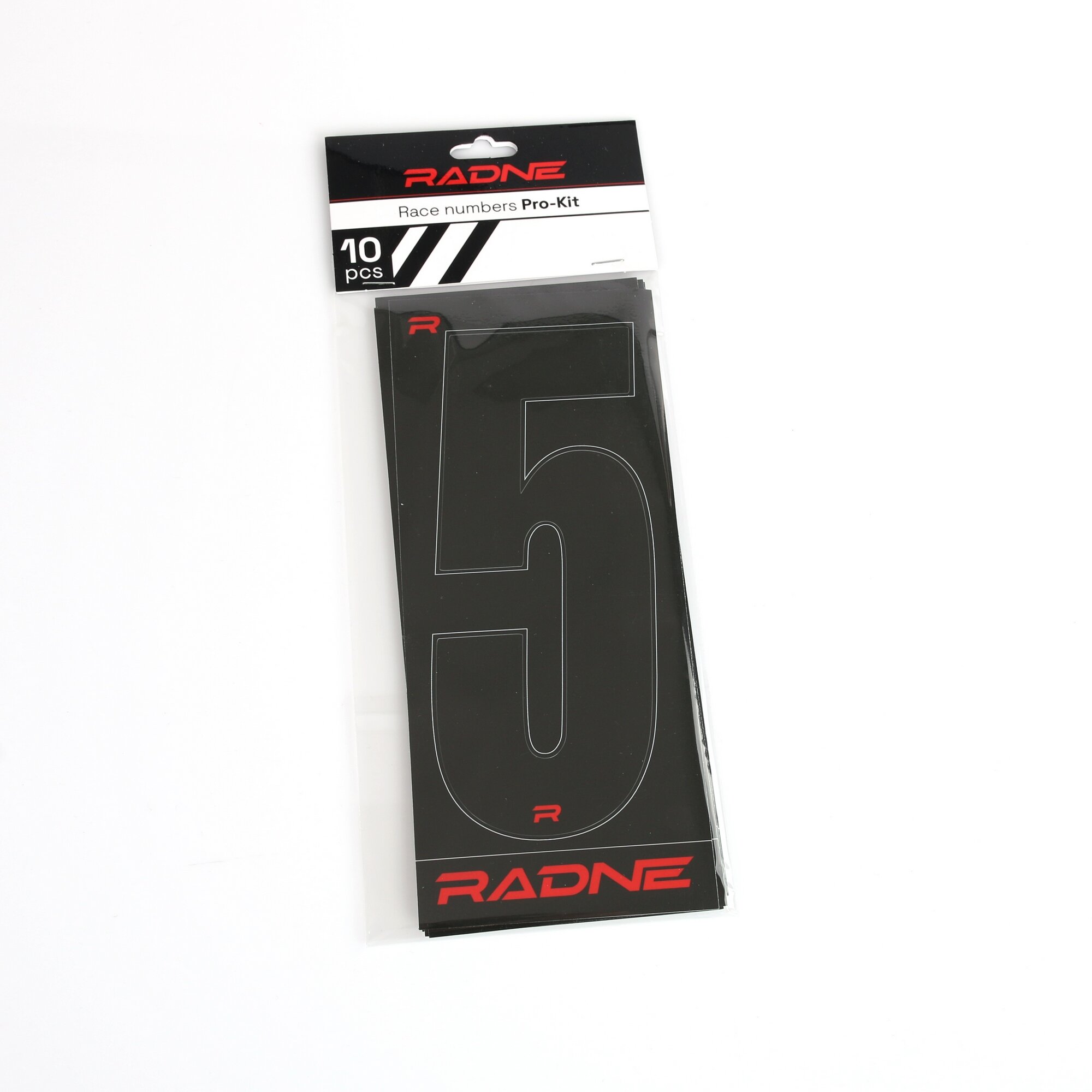 Racing Numbers Karting Black 10 pack