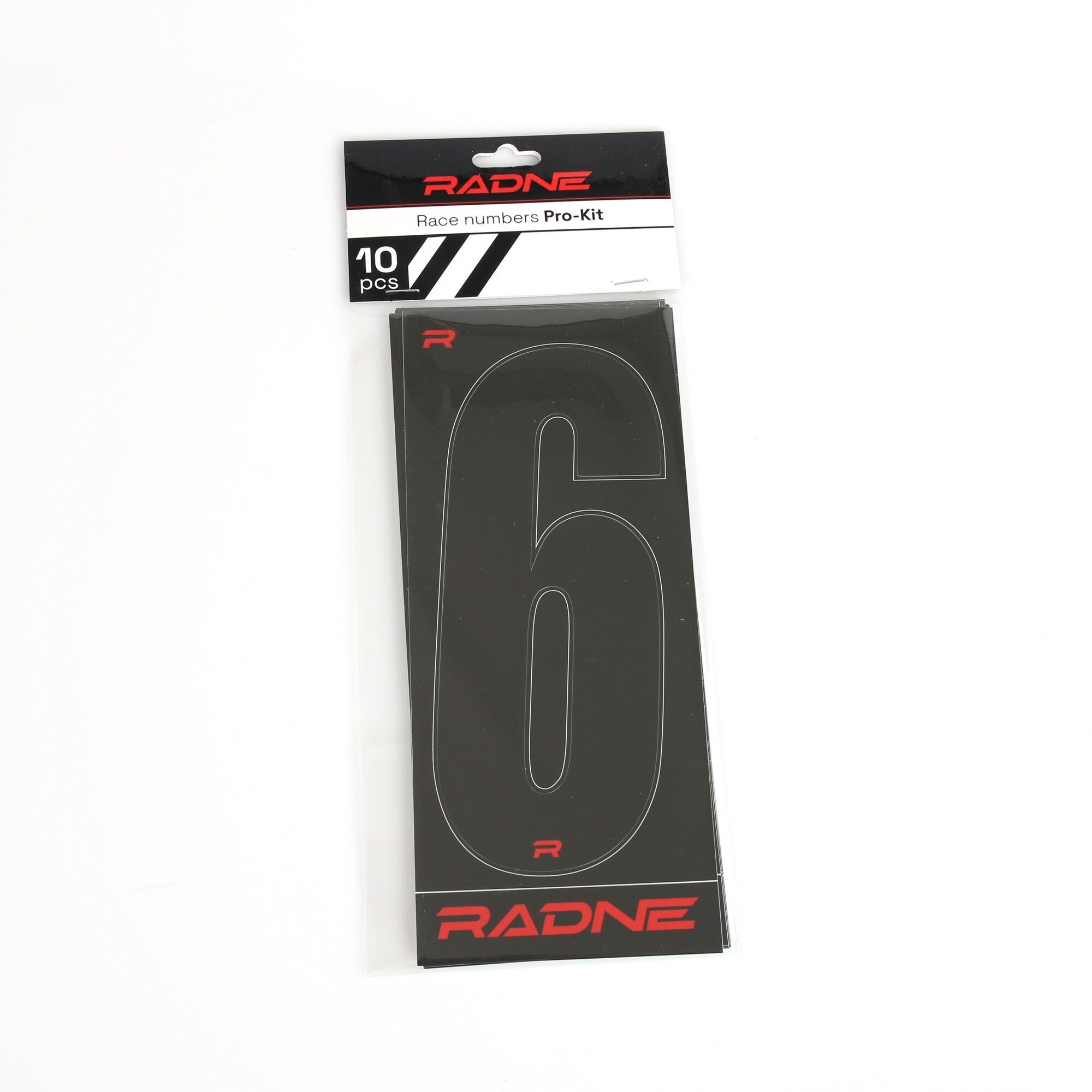 Racing Numbers Karting Black 10 pack