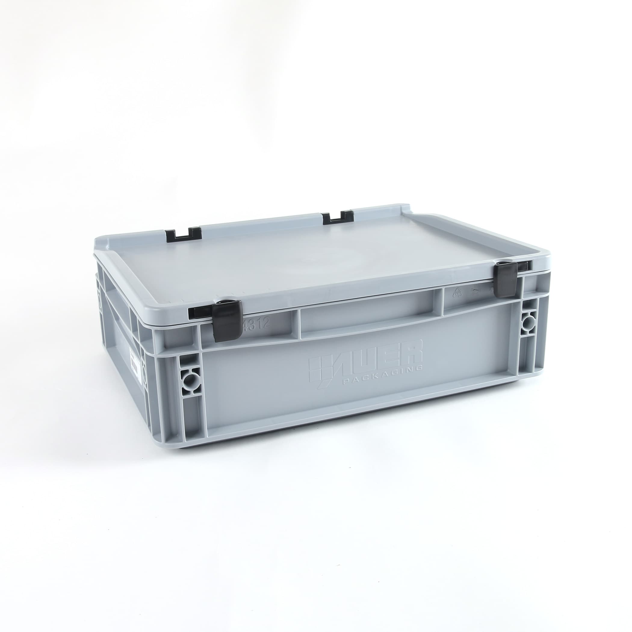 Stackable box with lid 37x27x10.7cm