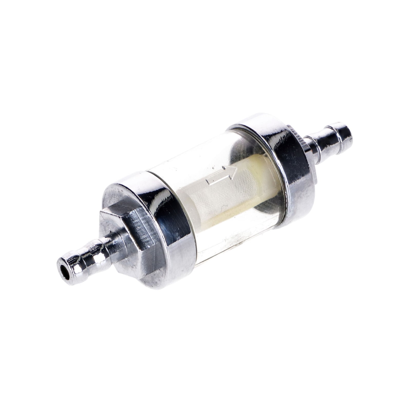 Fuel  filter chrome-plated 6 mm