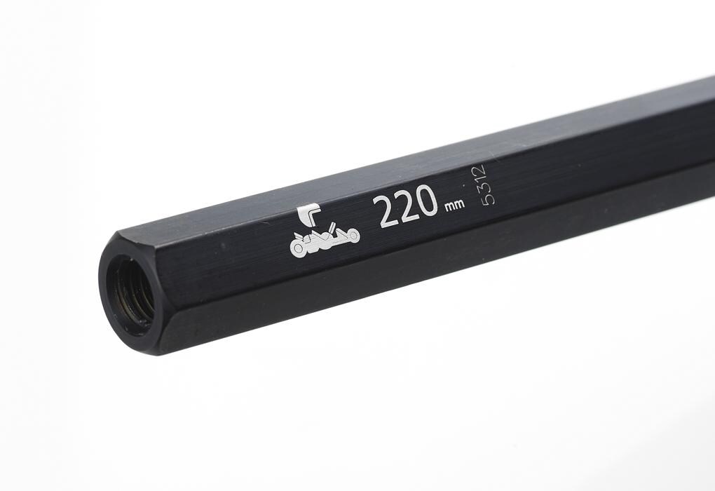 Tie rod 270mm black hexagonal