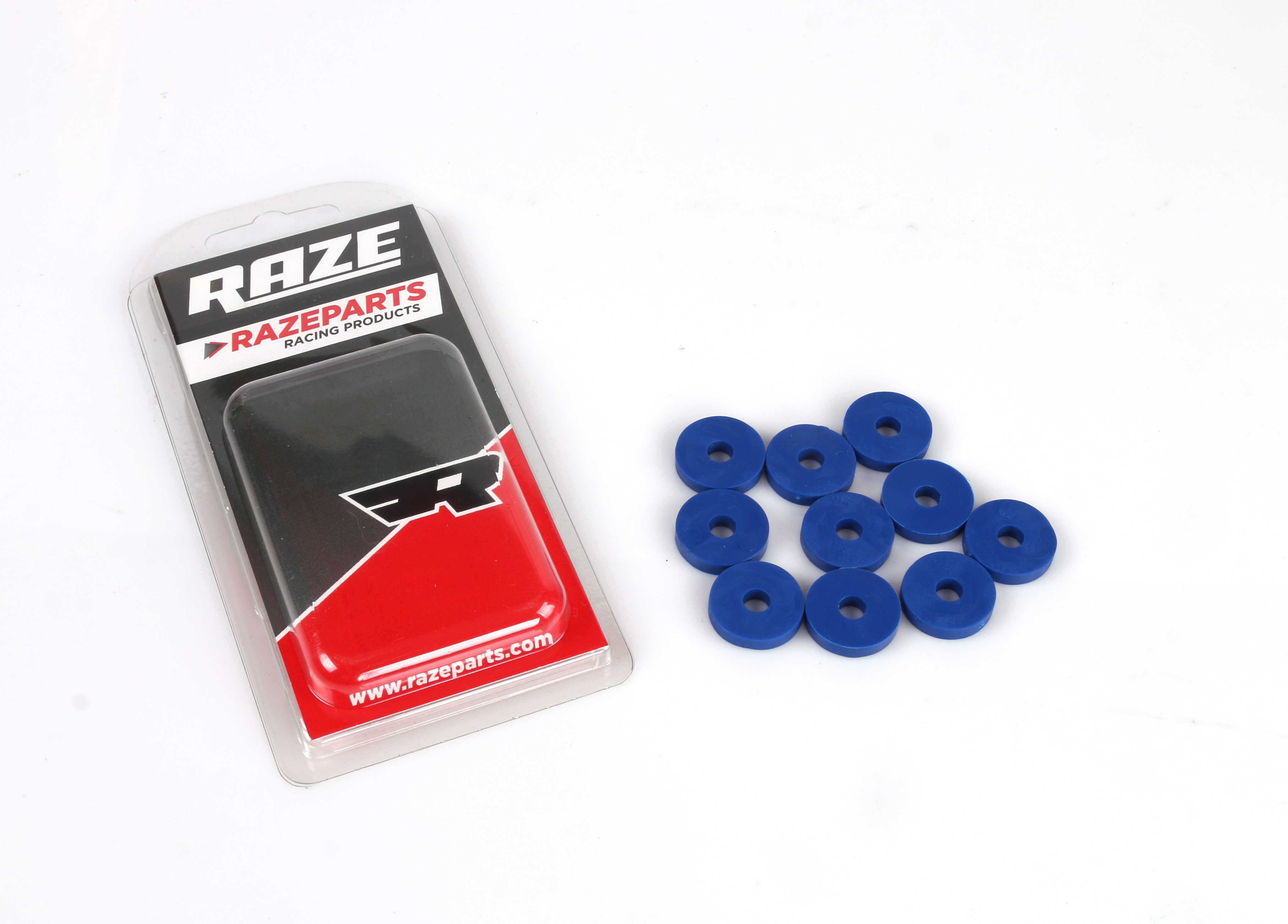 Rubber Washer 6x20mm Blue 10-Pack