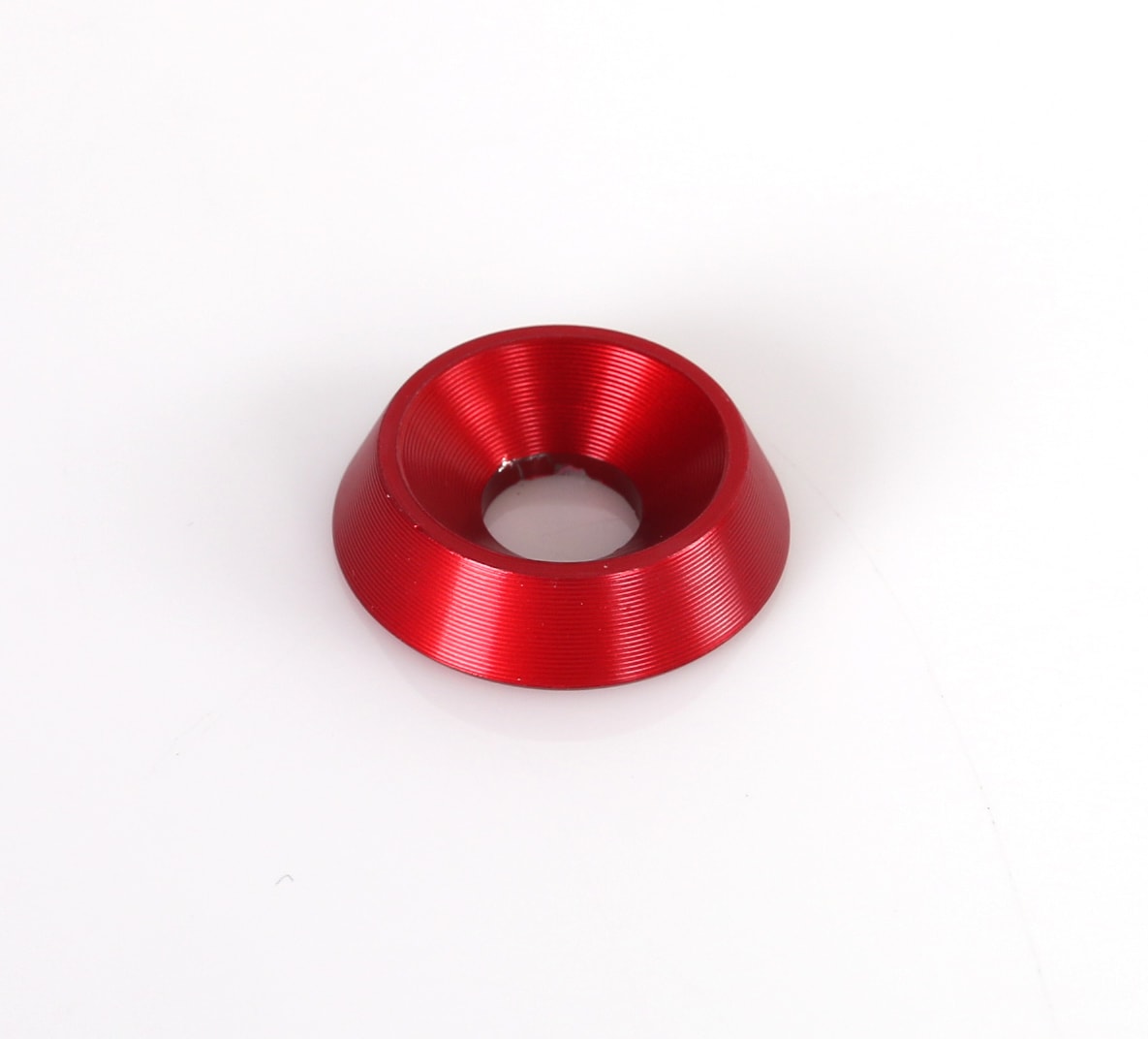 Aluminium Washer Countersunk 6x18mm Red 10-Pack