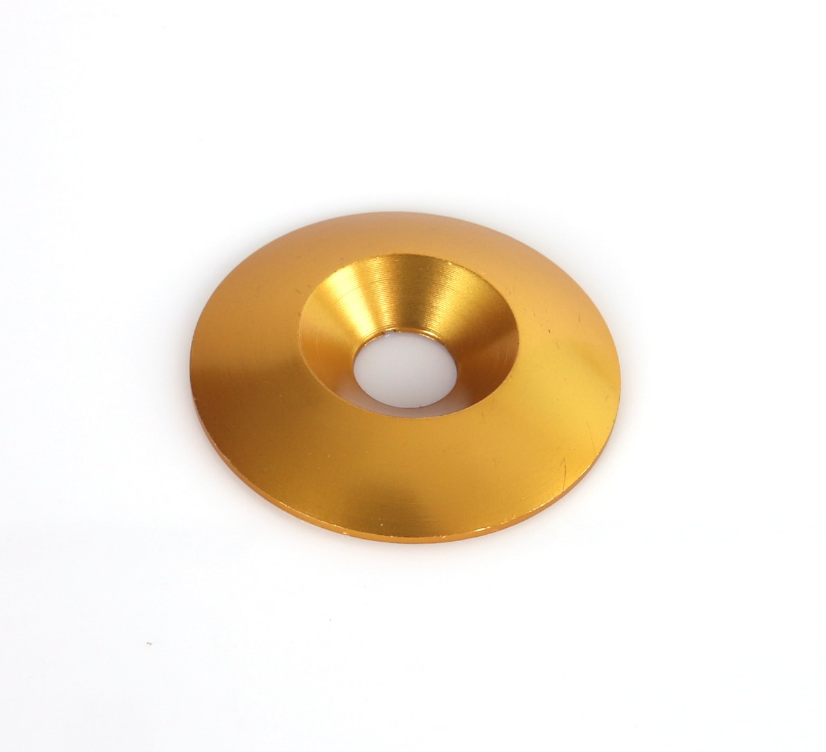 Aluminium Washer Countersunk 8x34mm Gold 10-Pack