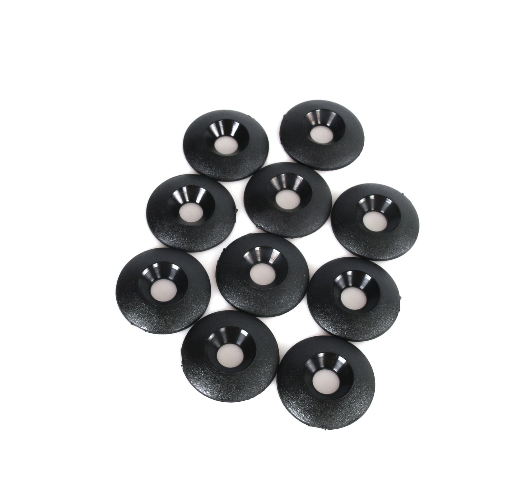 Washer Countersunk Nylon 8x30mm Black 10-Pack