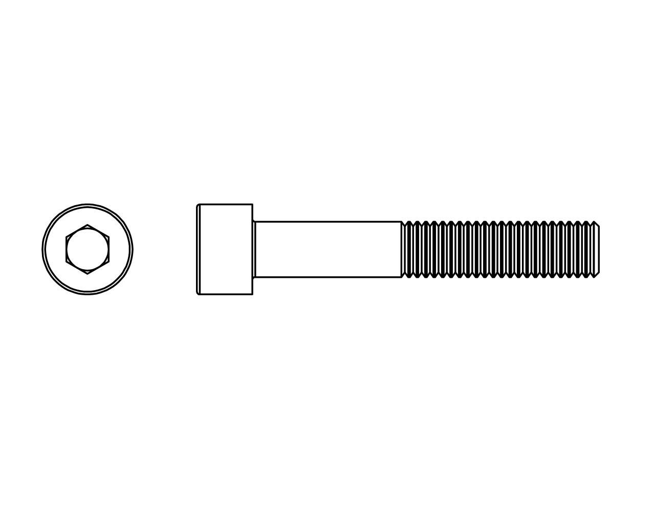 Allen key screw 4x16 12,9. 10pcs