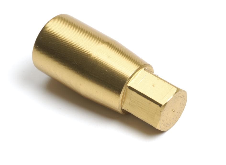 Wheel Nut M8 aluminium hexagon gold