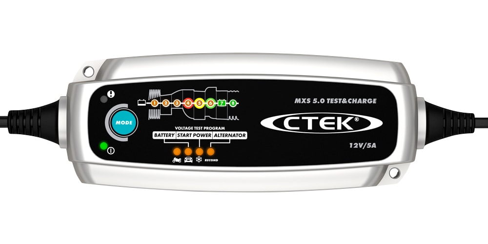 Battery Charger CTEK MXS 5.0 Test & Charge