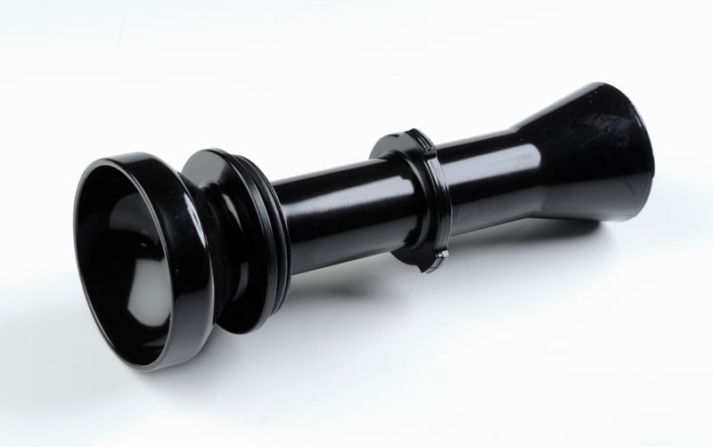 Inlet pipe Nox 30mm black