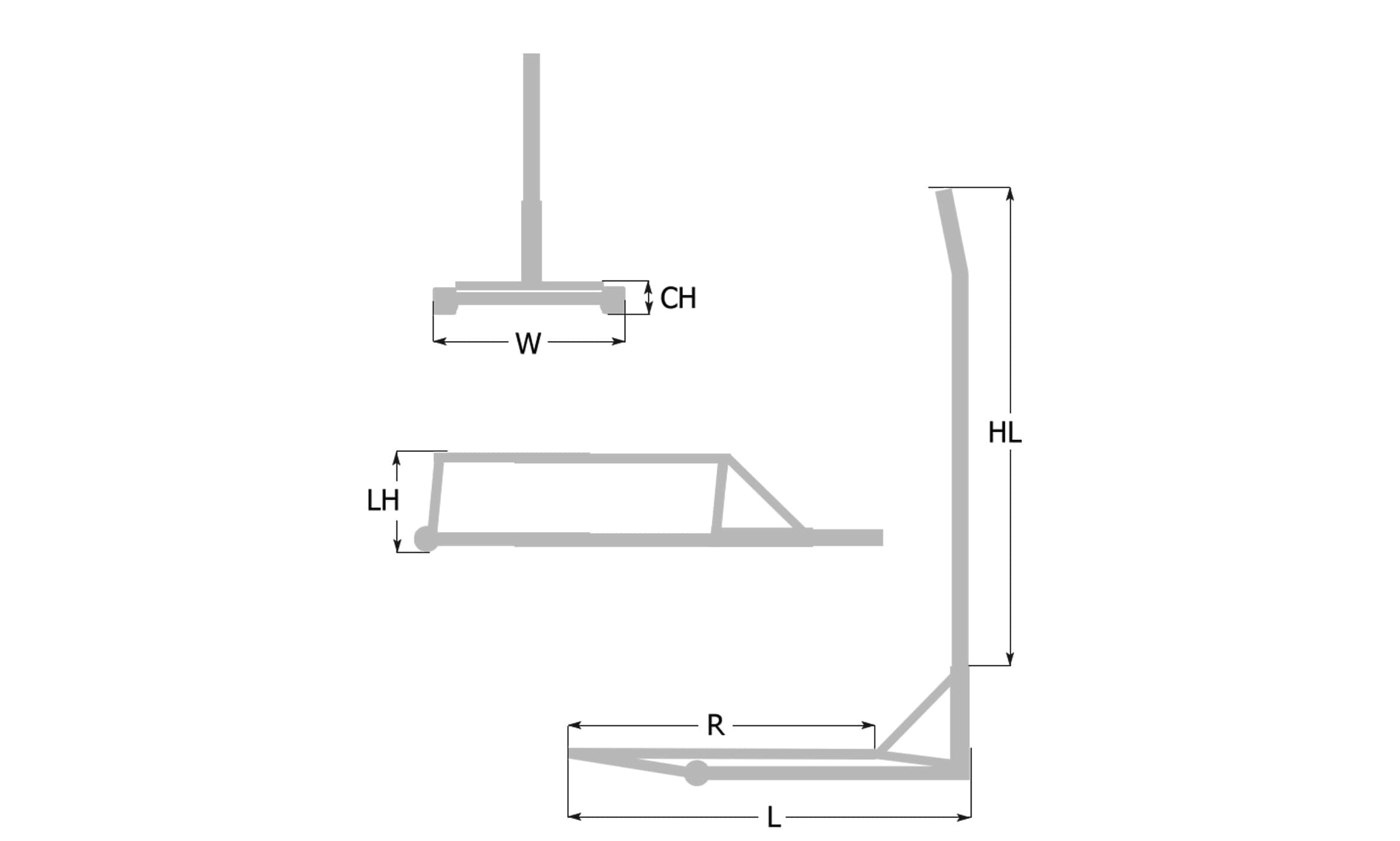 Lift jack quick lift short model - for formula cars