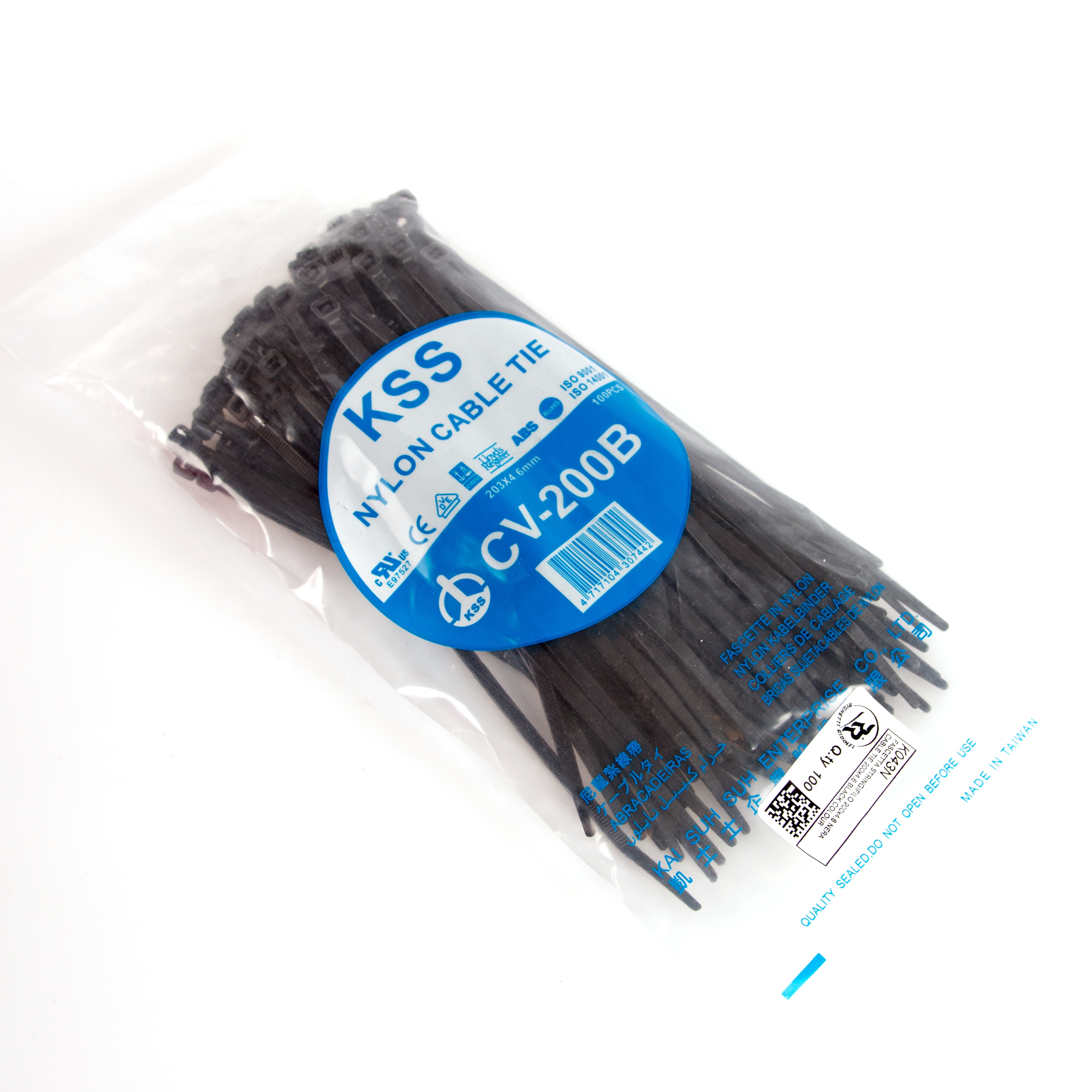 Cable Ties 200x4,8 100 pc Black