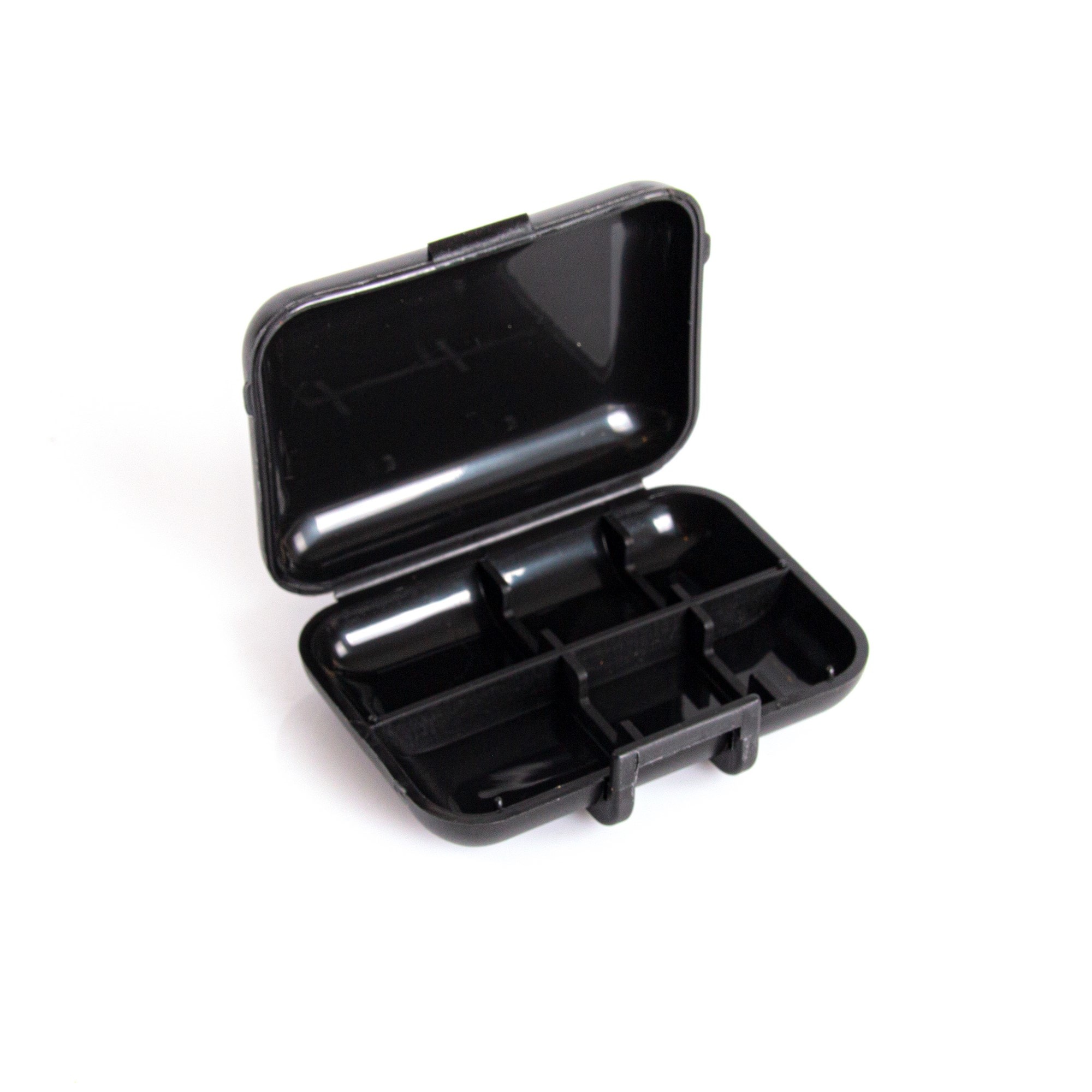 Storage box for two spark plugs