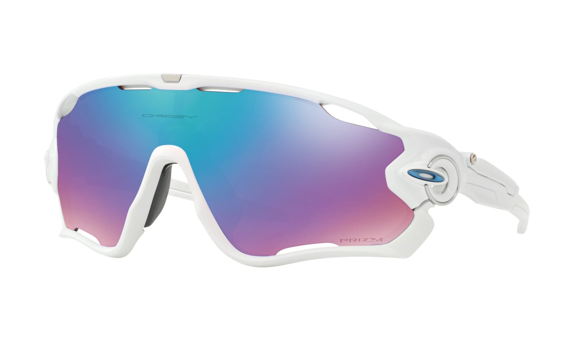 Oakley Sunglasses Jawbreaker Polished White Prizm Sapphire Snow