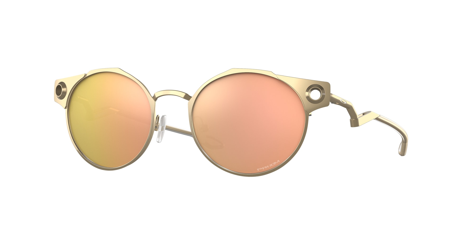 Oakley Sunglasses Deadbolt Stn Lt Gold W/Prizm Rose Gold