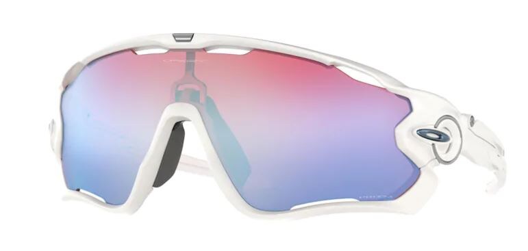 Oakley Sunglasses Jawbreaker Polished White Prizm Sapphire Snow