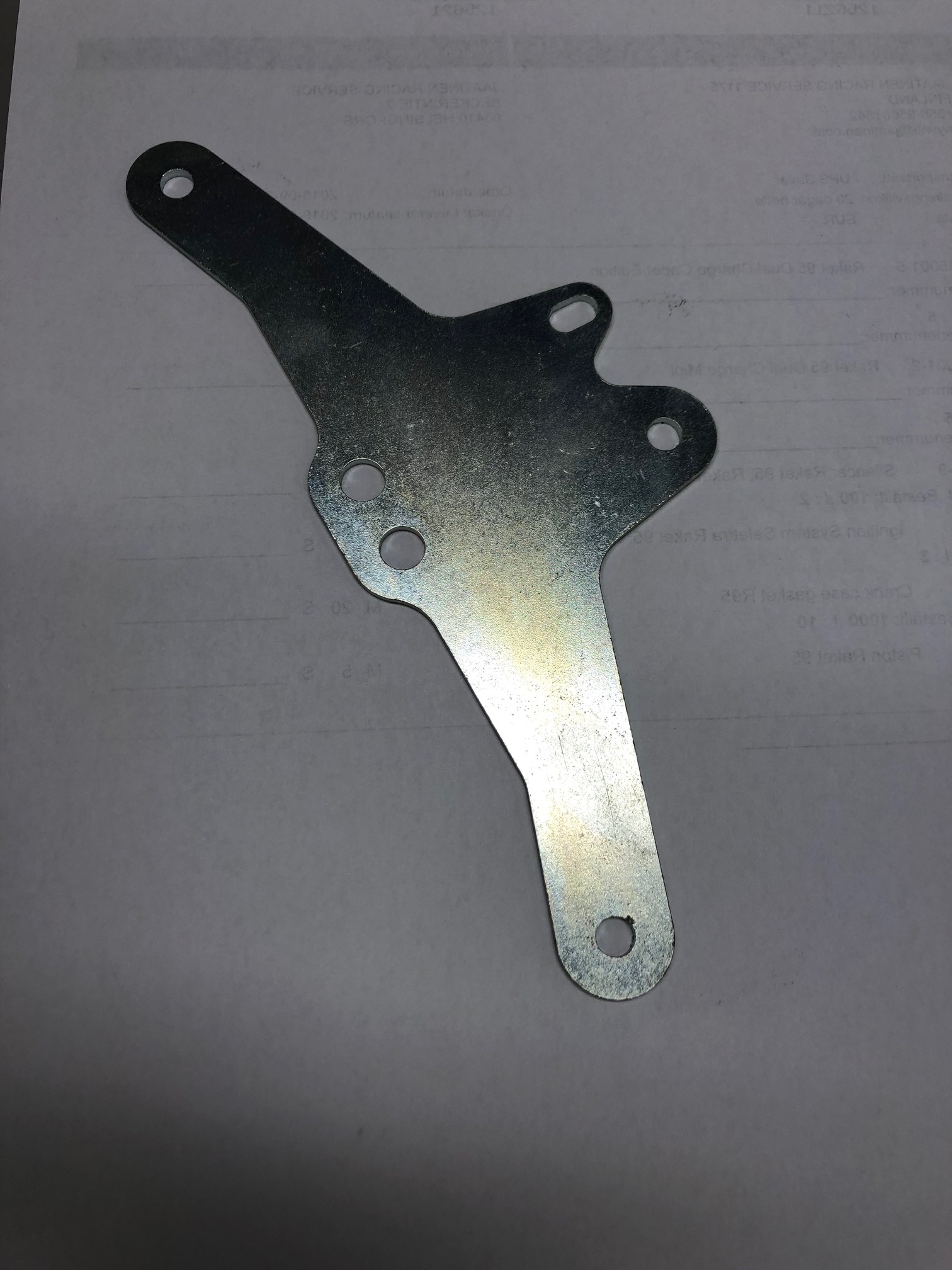 Retaining Plate Rotax 09 Rotax Radiator Radne