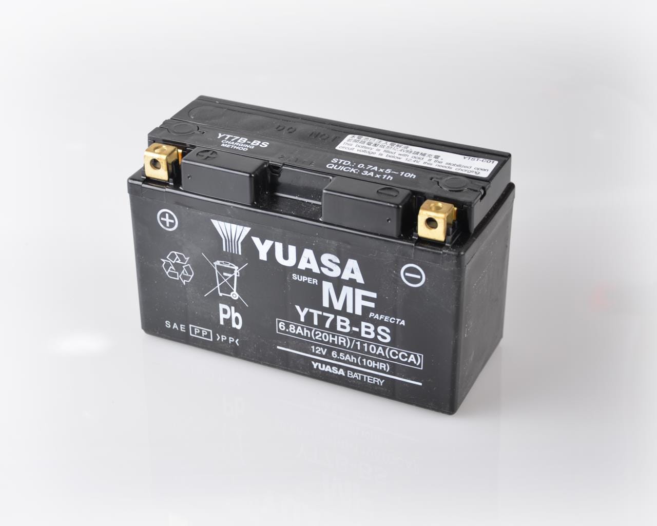 Batteri Yuasa 12 V - 6,8 Ah 2012 (Rotax)