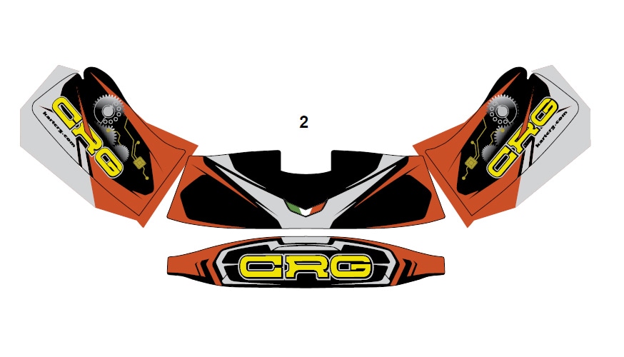 Sticker Kit Frontspoiler CRG NA3