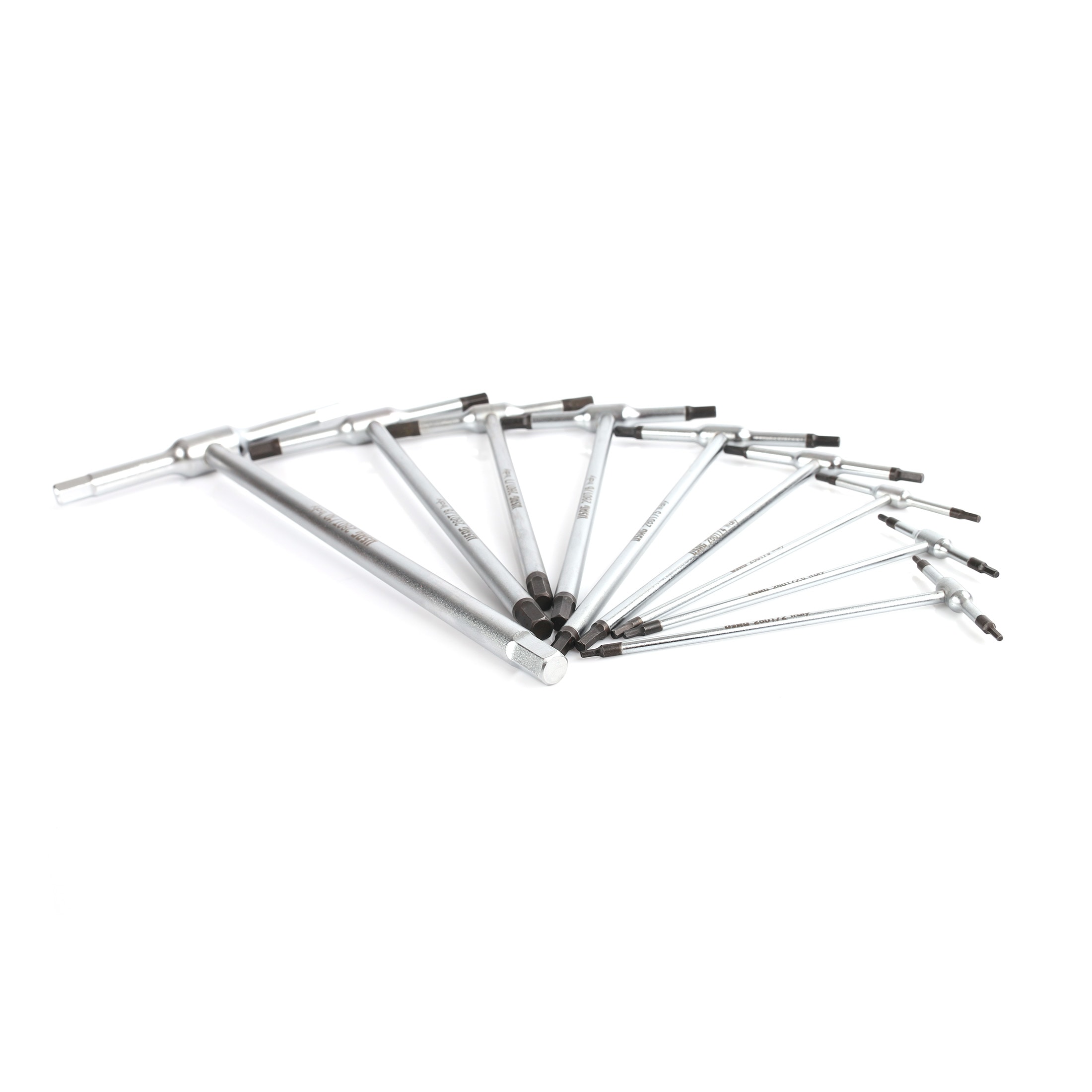 Allen key tools with lazer engraved name 9 pc