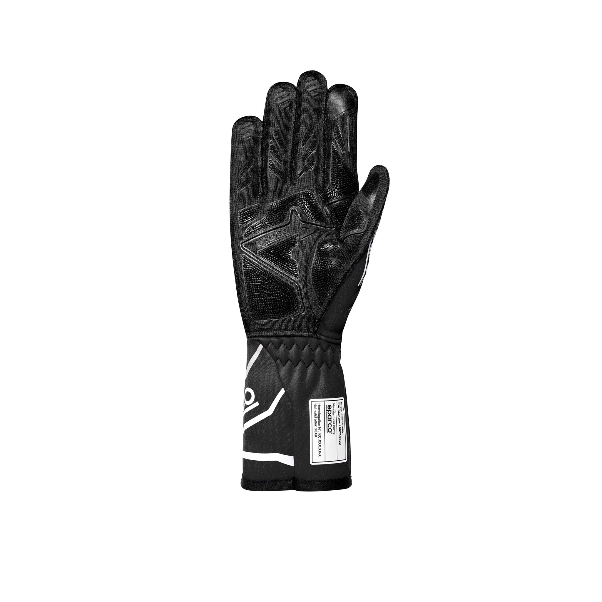 Gloves Sparco K-Tide + 8877-2022 Black/White