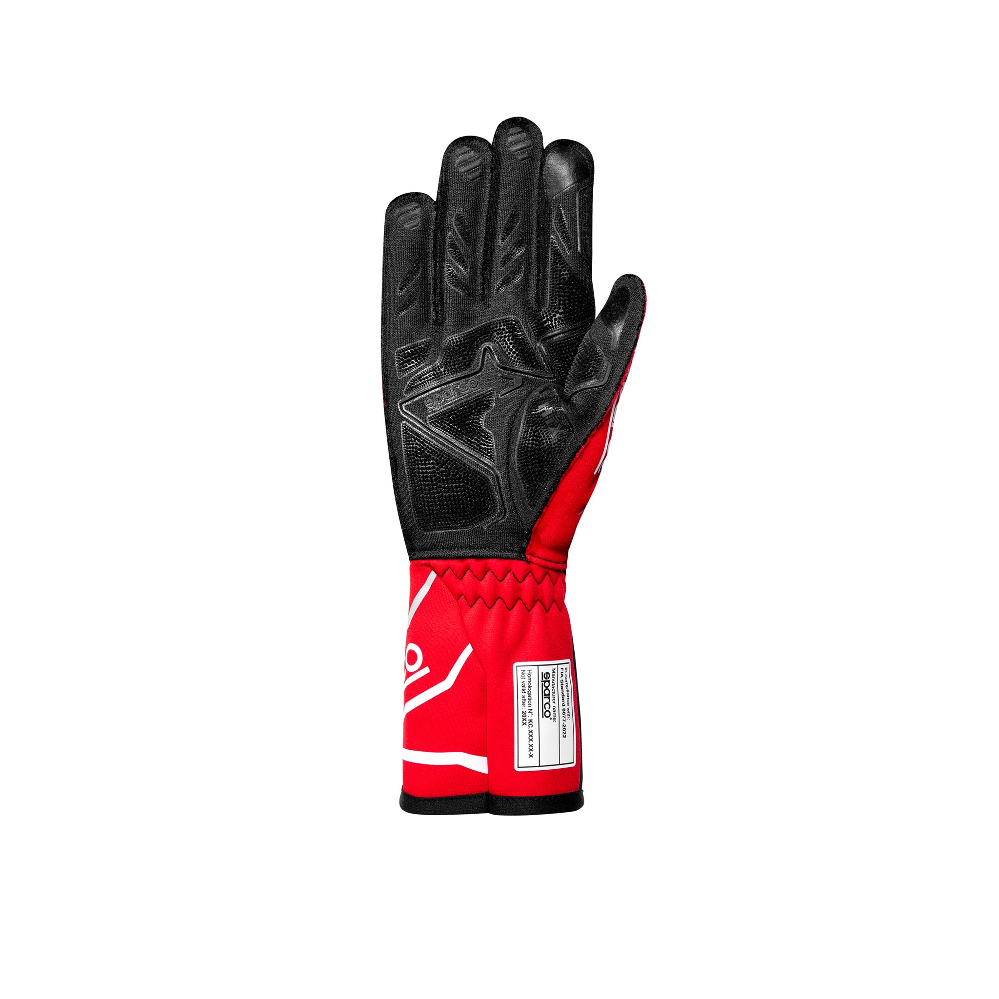 Gloves Sparco K-Tide + 8877-2022 Red/Black