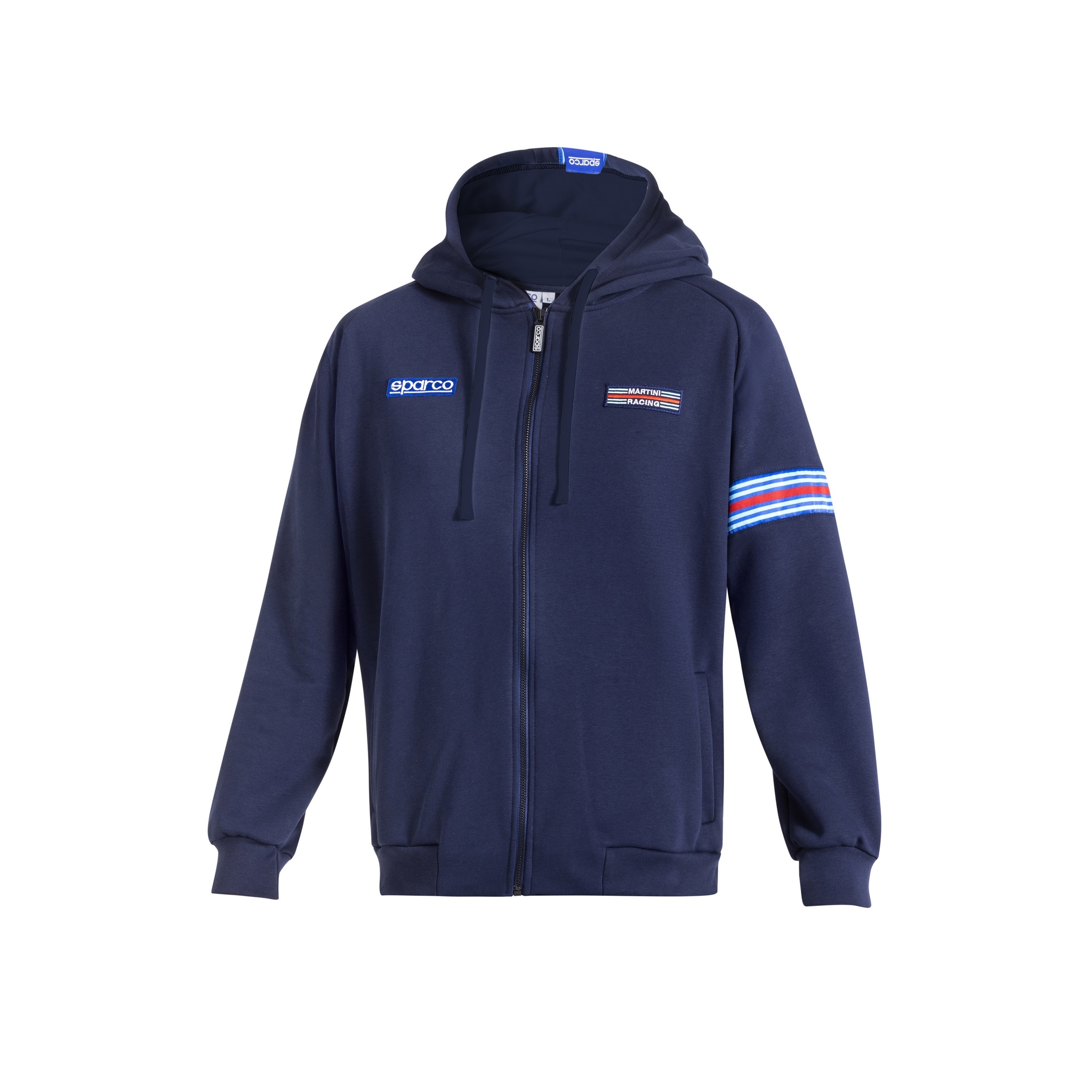 Hoodie Sparco Martini Racing Blue