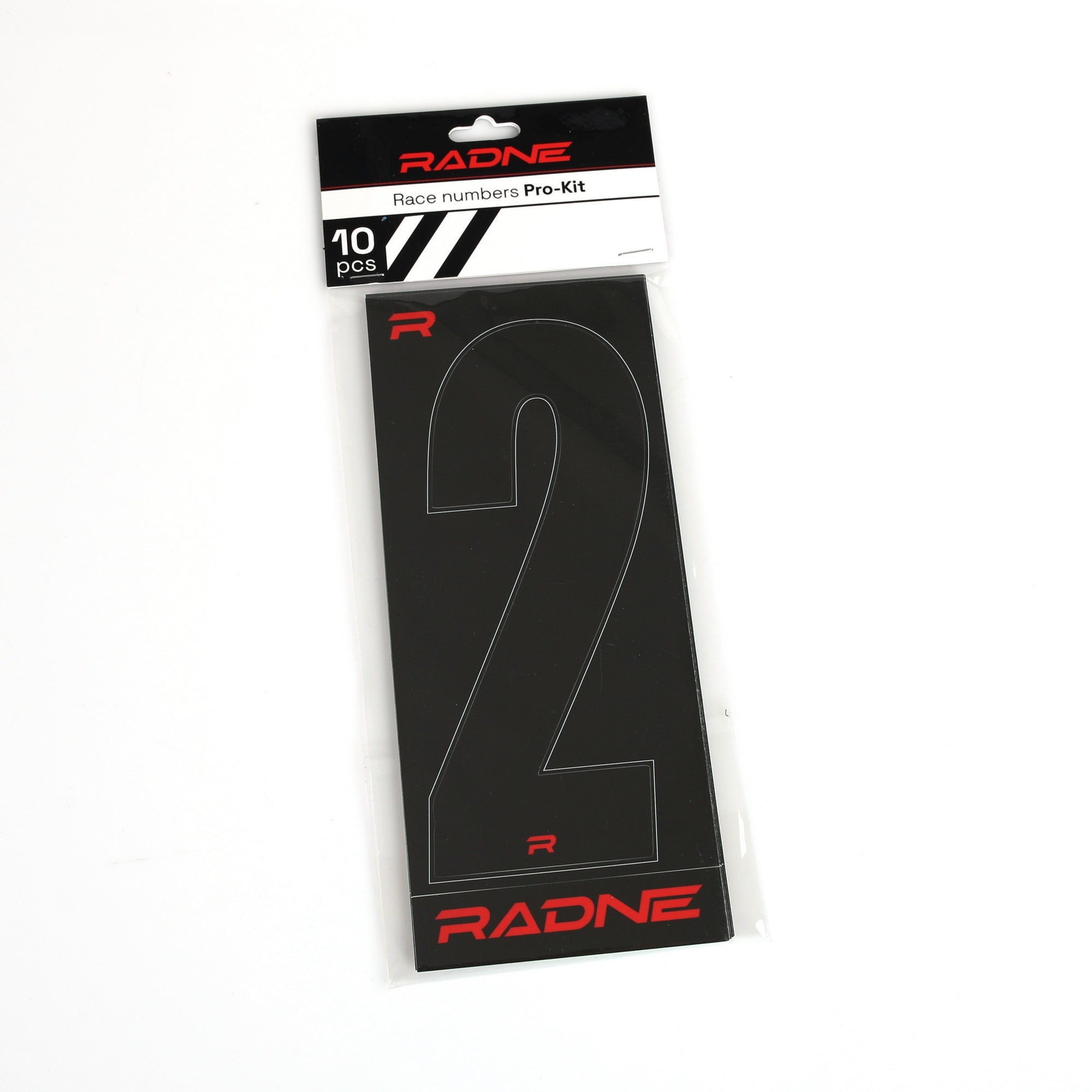 Racing Numbers Karting Black 10 pack