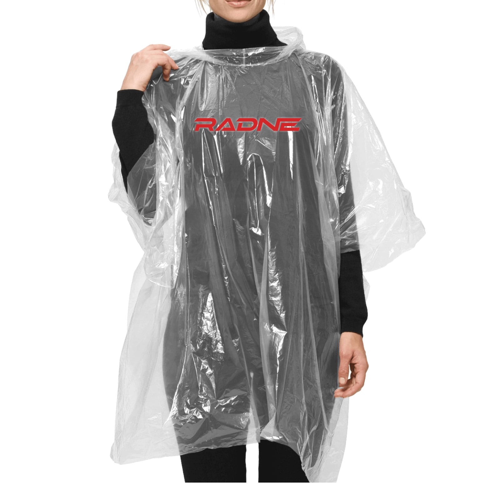 5-pack Rain poncho with Radne print