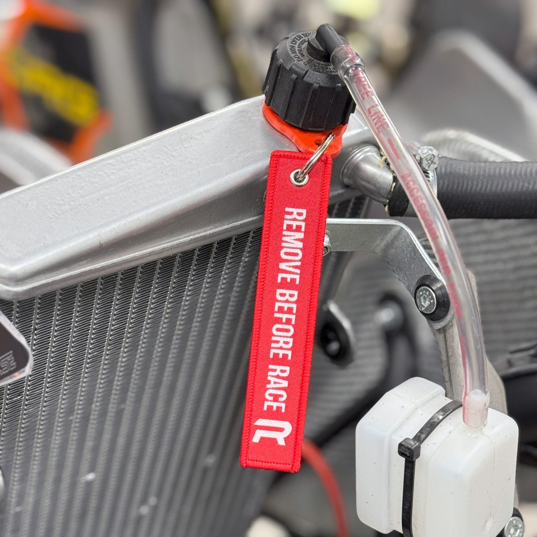 Remove Before Race for the Radiator