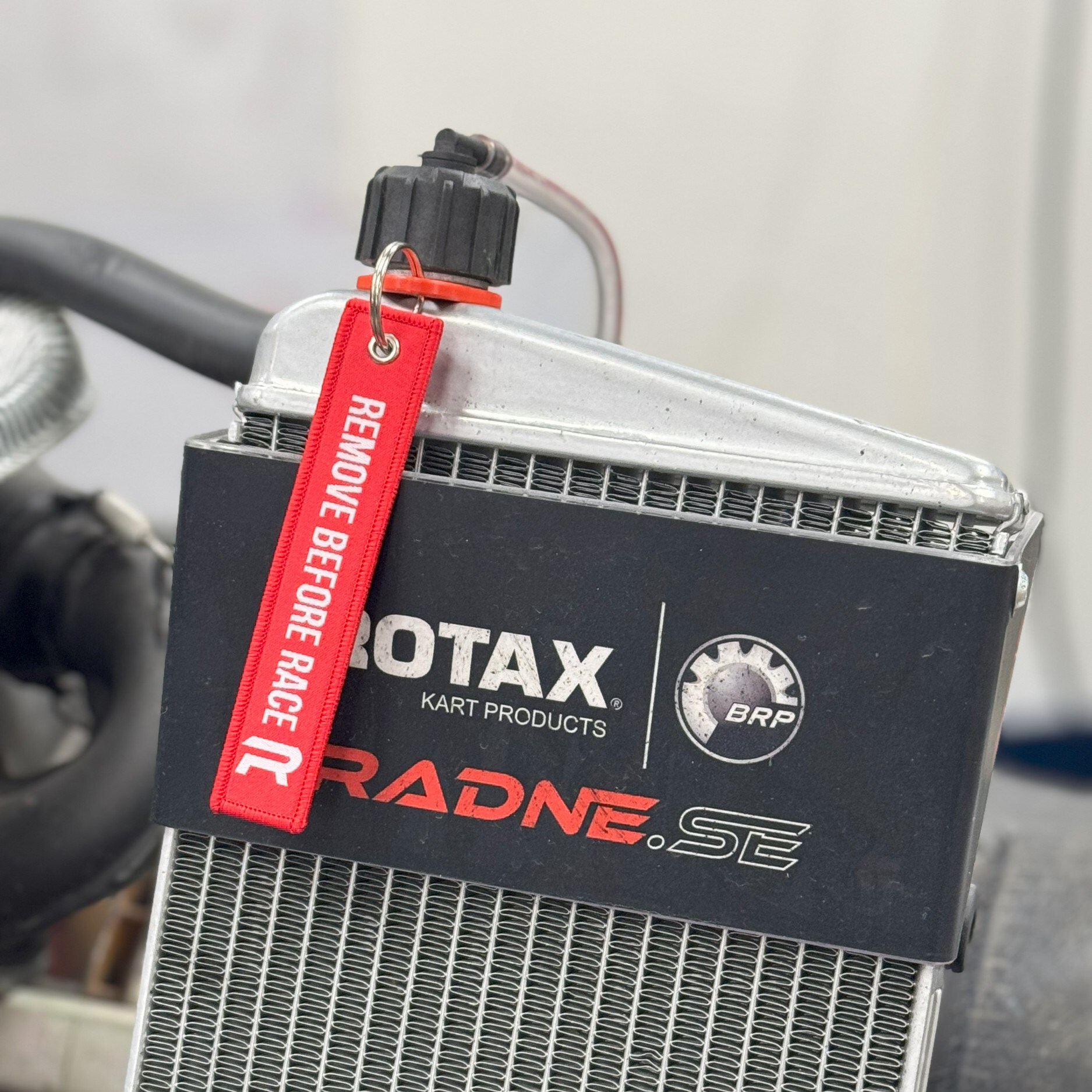 Remove Before Race for the Radiator