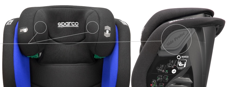 Child Safety Seat Sparco SK2000I Blue