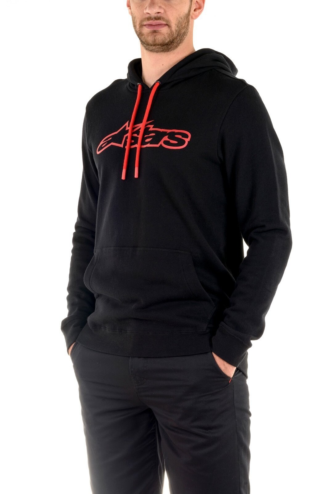 Hoodie Alpinestars Blaze Fleece Black/Red