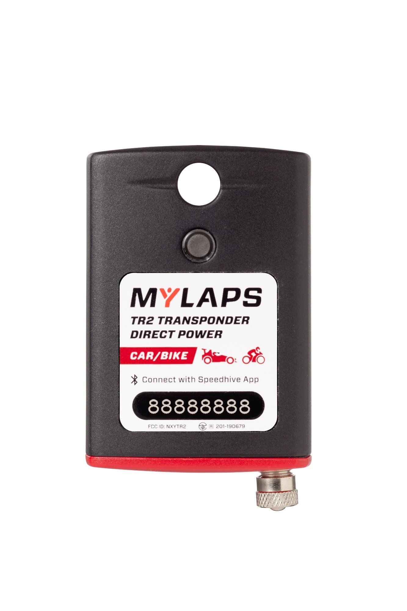 Transponder MyLaps TR2 Car/MC Direct Power 2 year