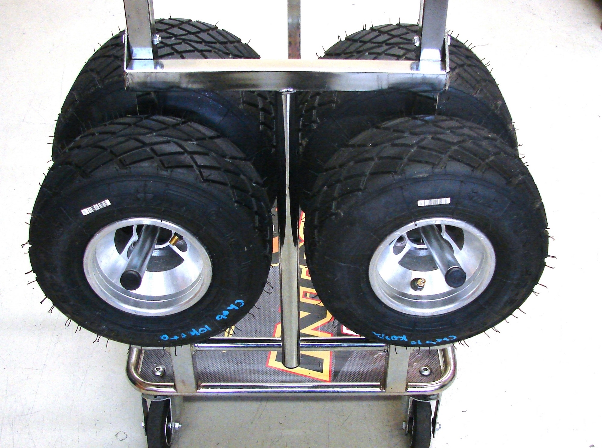 Tyre Holders for Standard Karting Trolleys (2 pc)