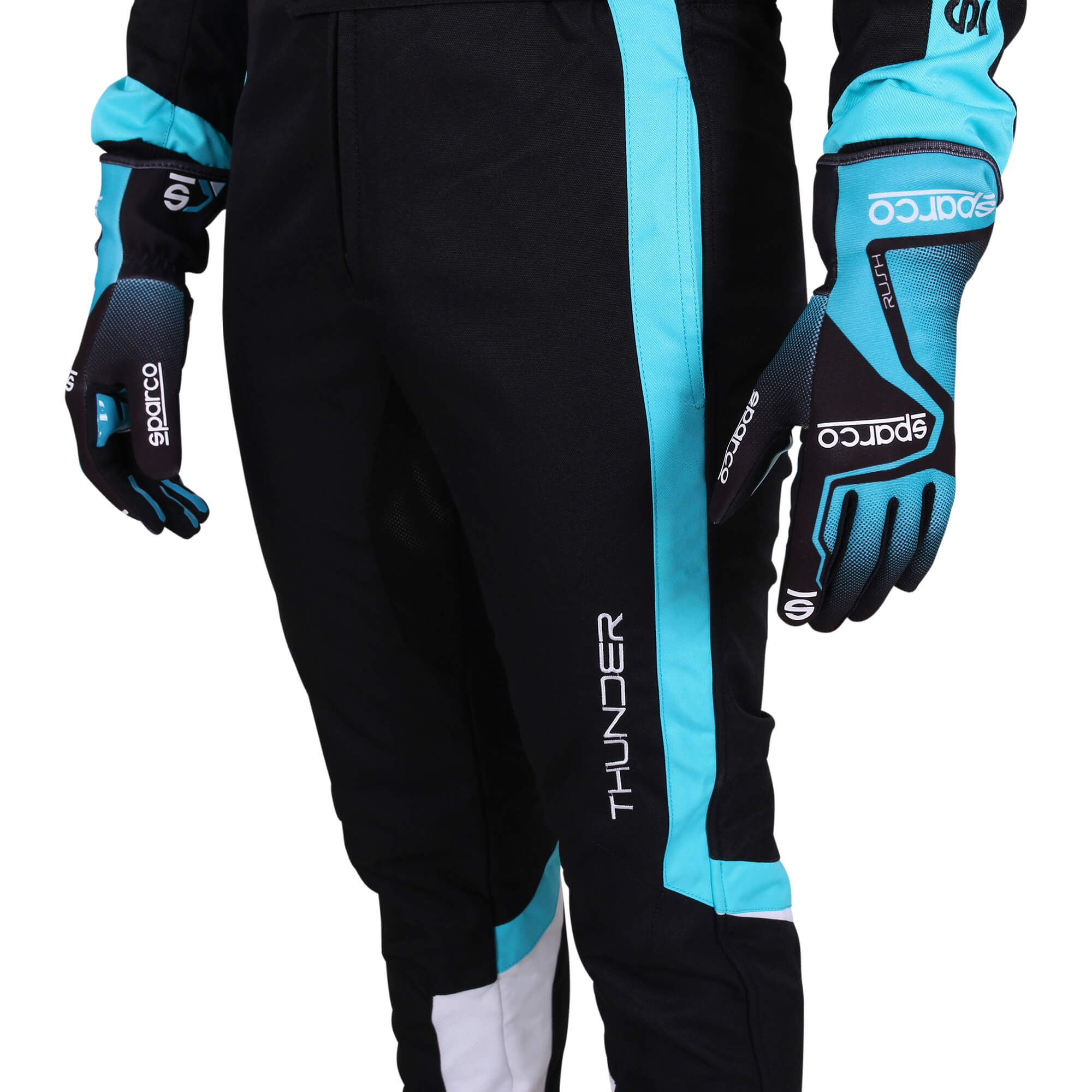 Karting Suit Sparco Thunder Black/Blue