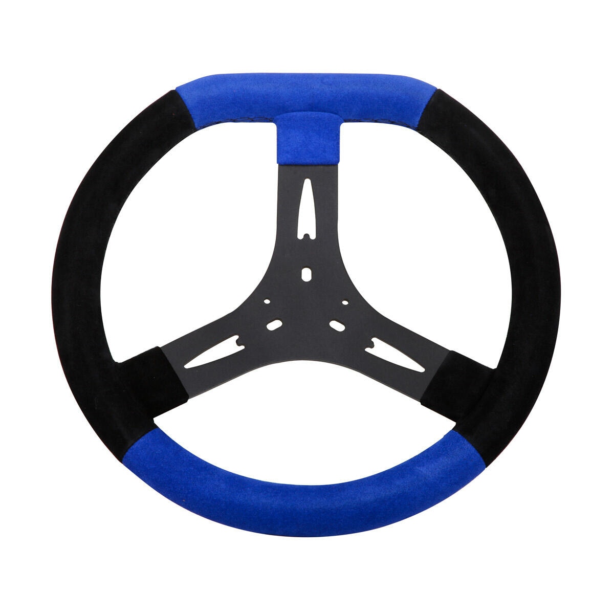 Steering Wheel Ø 320 mm Blue/Black Suede