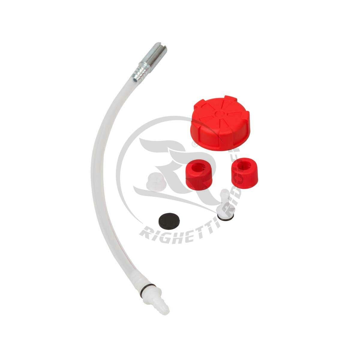 Kit for fueltank with red cap and suction unit, 3-10 L