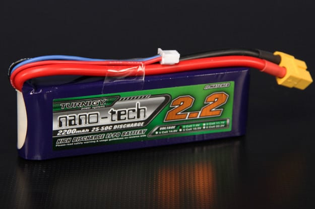 Battery, LiPo, 11,1V 2200 mAh - Fits  UniGo
