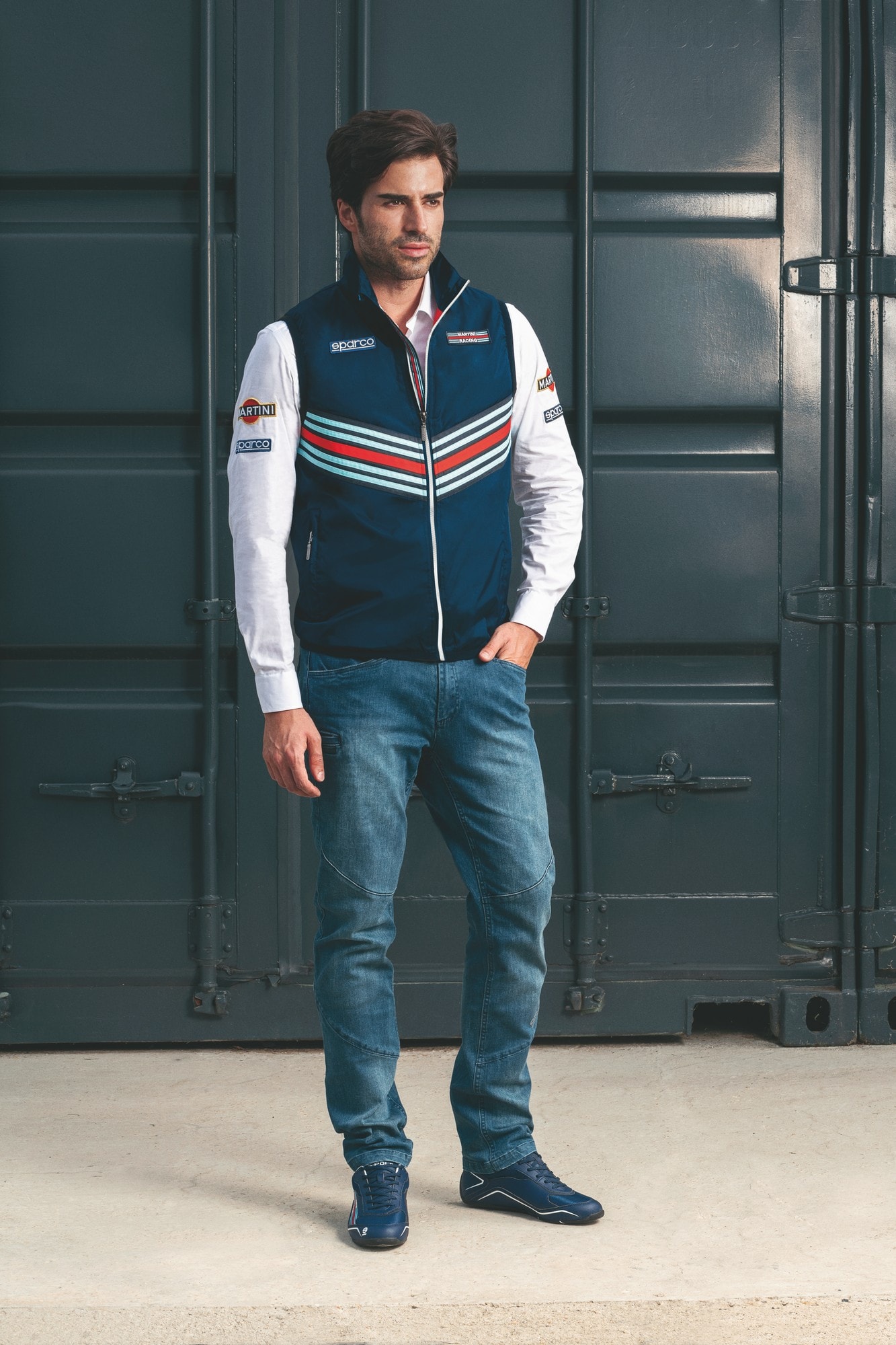 Replica Vest Martini Racing Blue