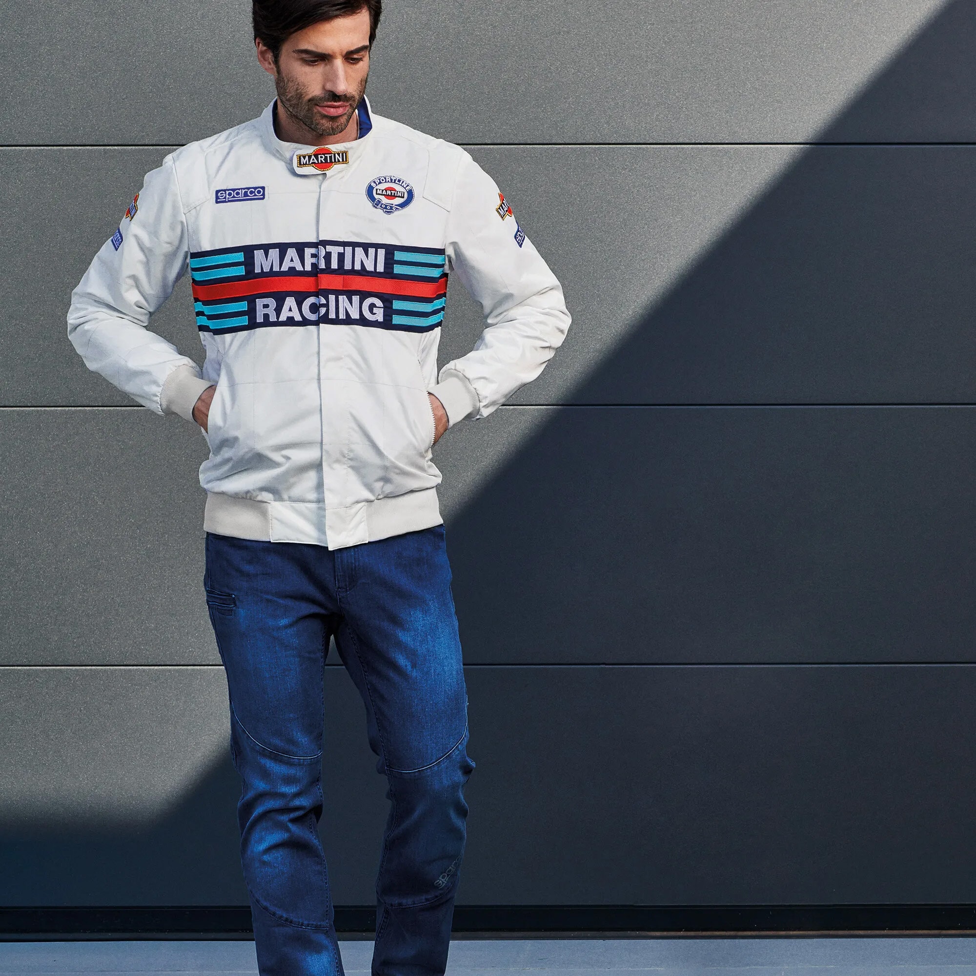 Jacket Martini Racing Bomber White