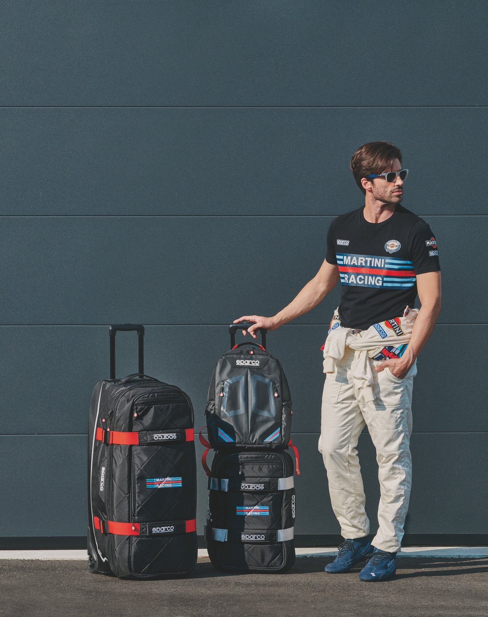 Trolley bag Sparco Tour Martini Racing